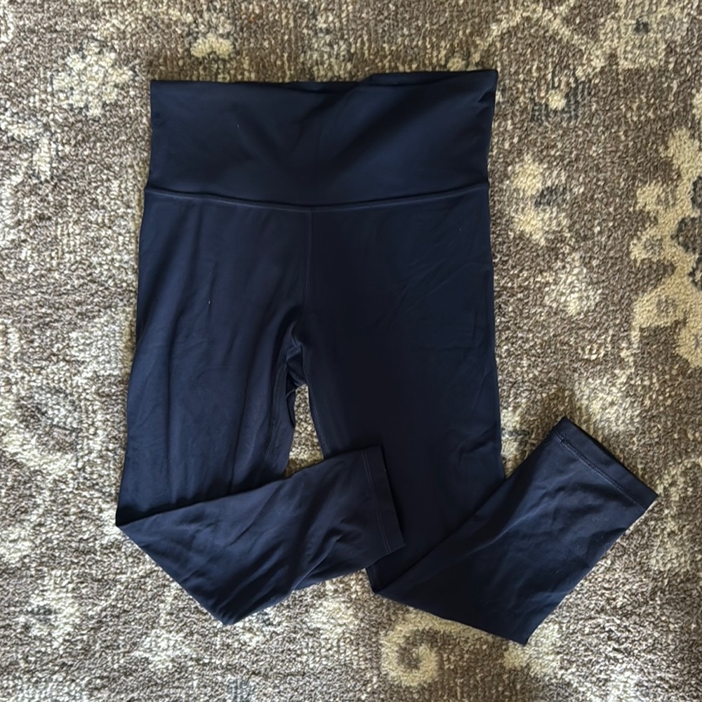 Athleta Blue Capri Elation Leggings